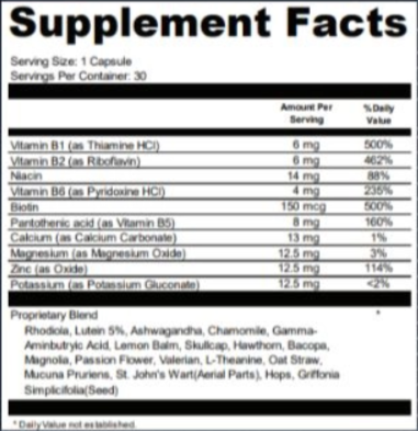 Revifol supplement facts